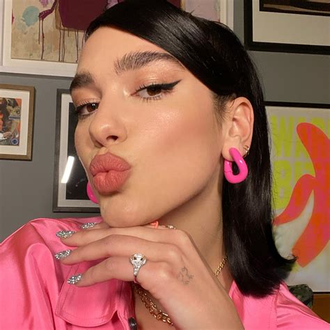 dua lipa big lips.